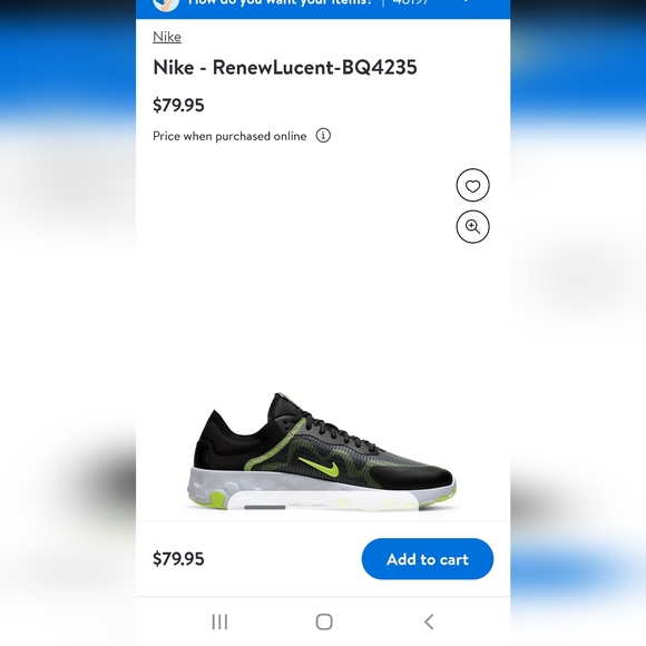 Nike Renew Lucent Black/Volt-Pure Platinum Size 11.5C (Toddler) - Picture 2 of 7